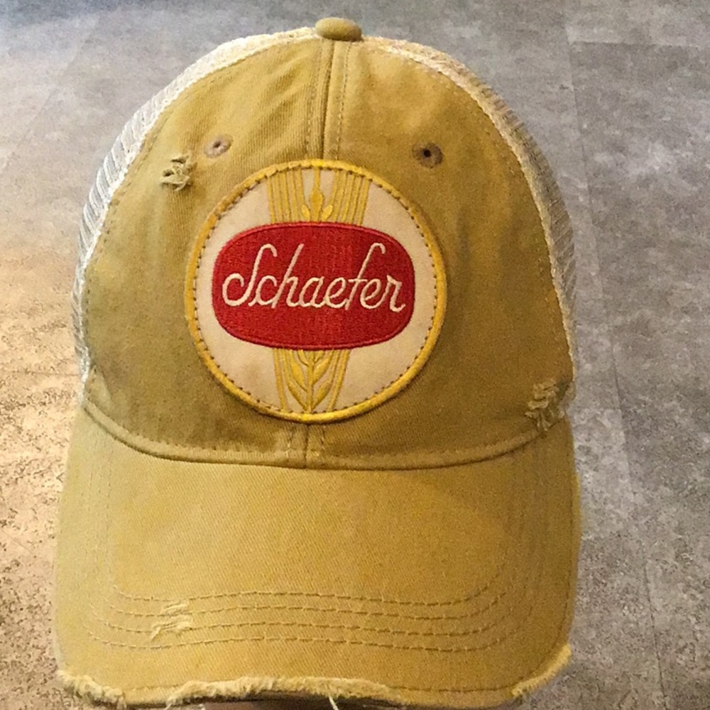 Schaefer beer trucker hat cap